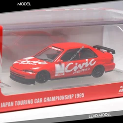 INNO Diecast Alloy 1:64 Civic EG9 Red Racing Car Model Adult Classic Collection Display Ornament Gift Souvenir