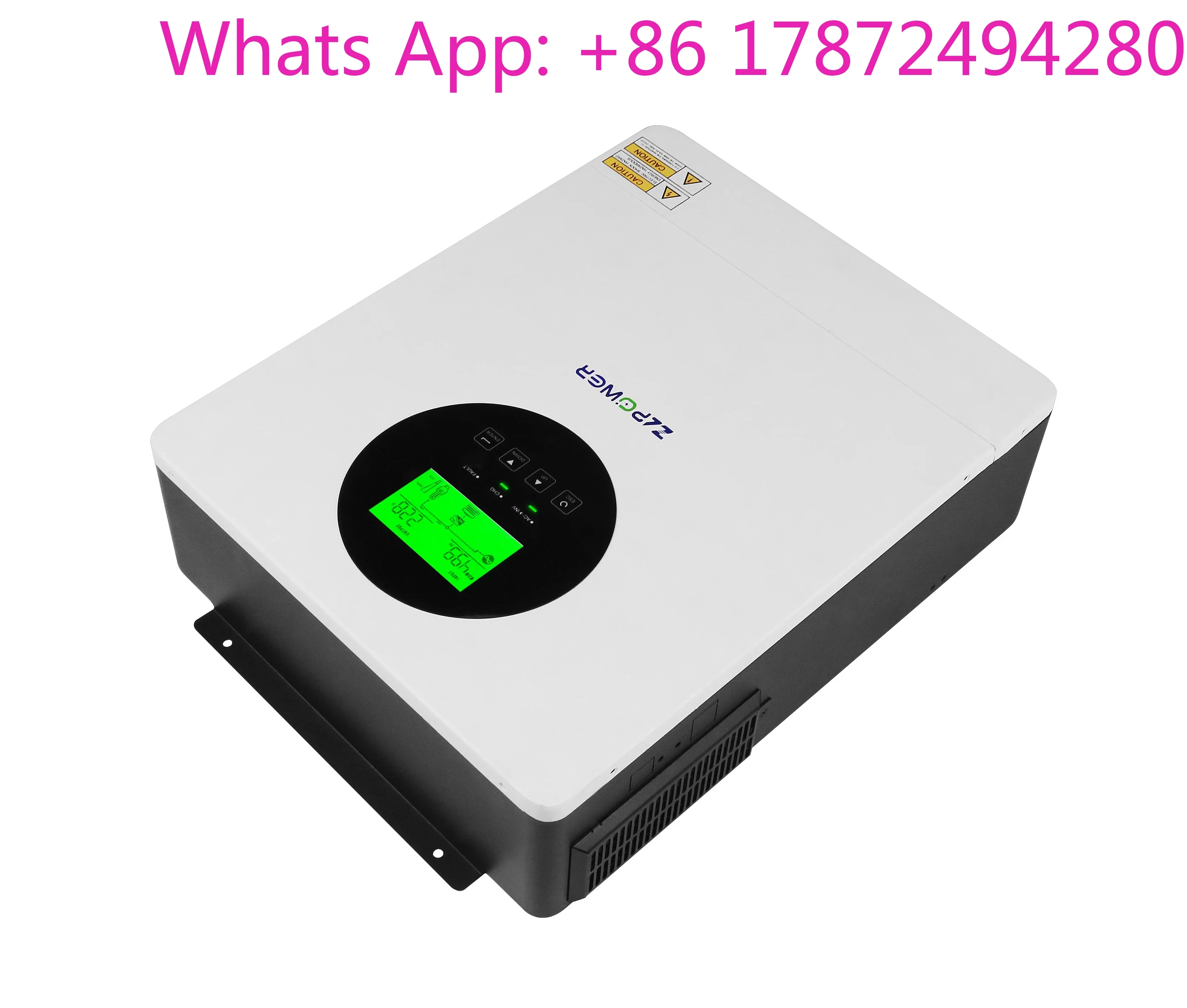 Dual AC Output Hybrid Solar Inverter 3KW-10.2KW 100A MPPT On/Off Grid Wide PV Range
