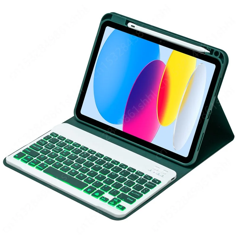 

For Mi Pad 6 Case Keyboard Funda for Xiaomi Pad 6 Pro Case Rainbow Backlit Wireless Keyboard Cover