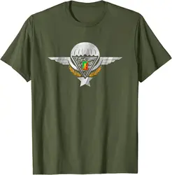 Légion Etrangere Armoiries 2 Rep De Parachutistes T-Shirt Short Sleeve Casual 100% Cotton Shirts