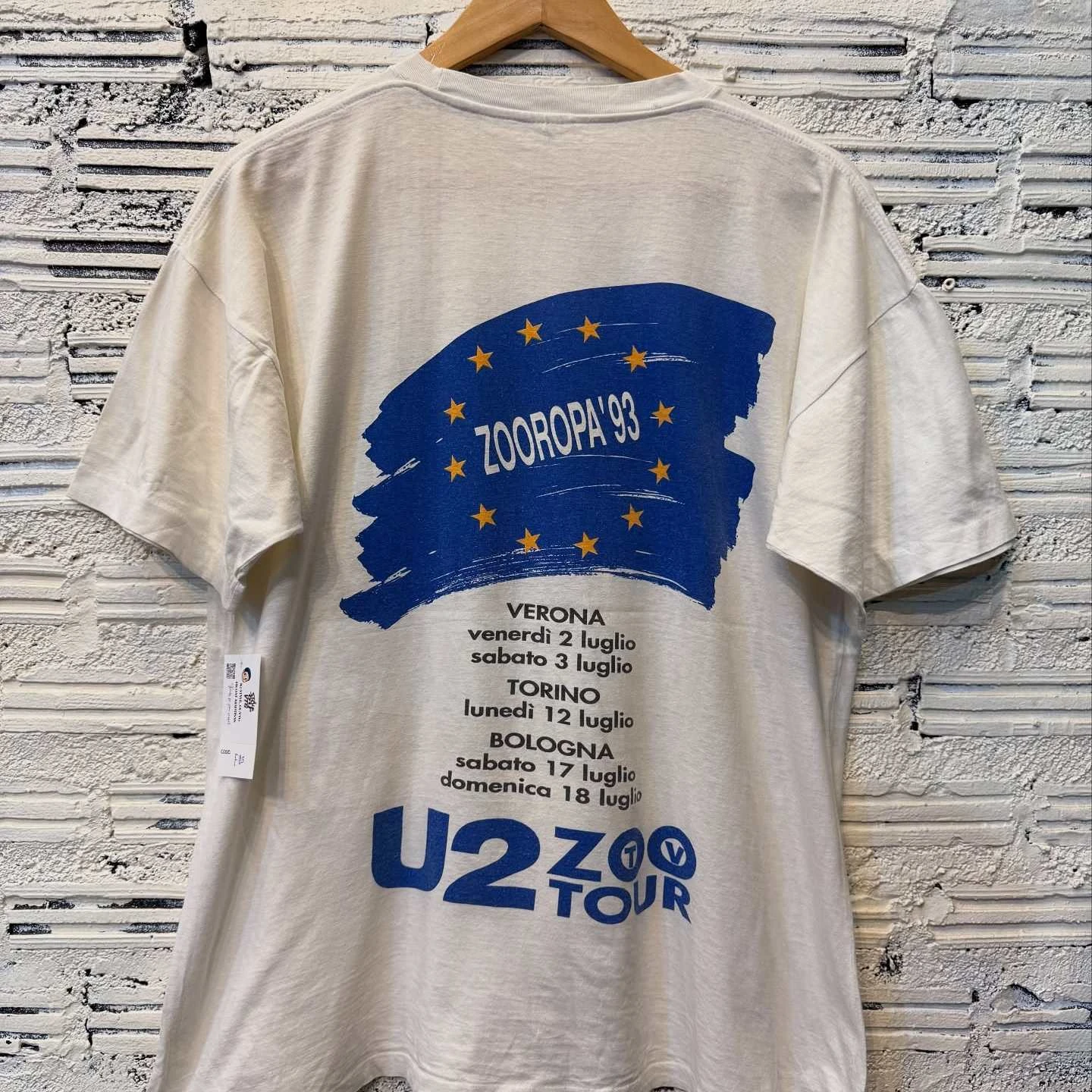 Vintage 1992 U2 Whos Gonna Ride Your Wild Horses Band Graphic Tee Cotton Mens Womens T-Shirt Summer Streetwear