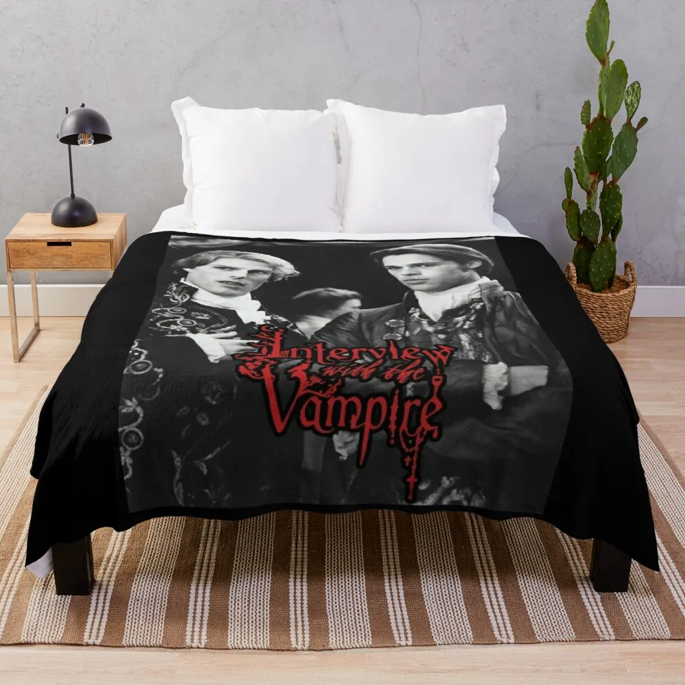 The Interview With The Vampire Lestat And Louishorror Tom Cruise Throw Blanket Double Blanket