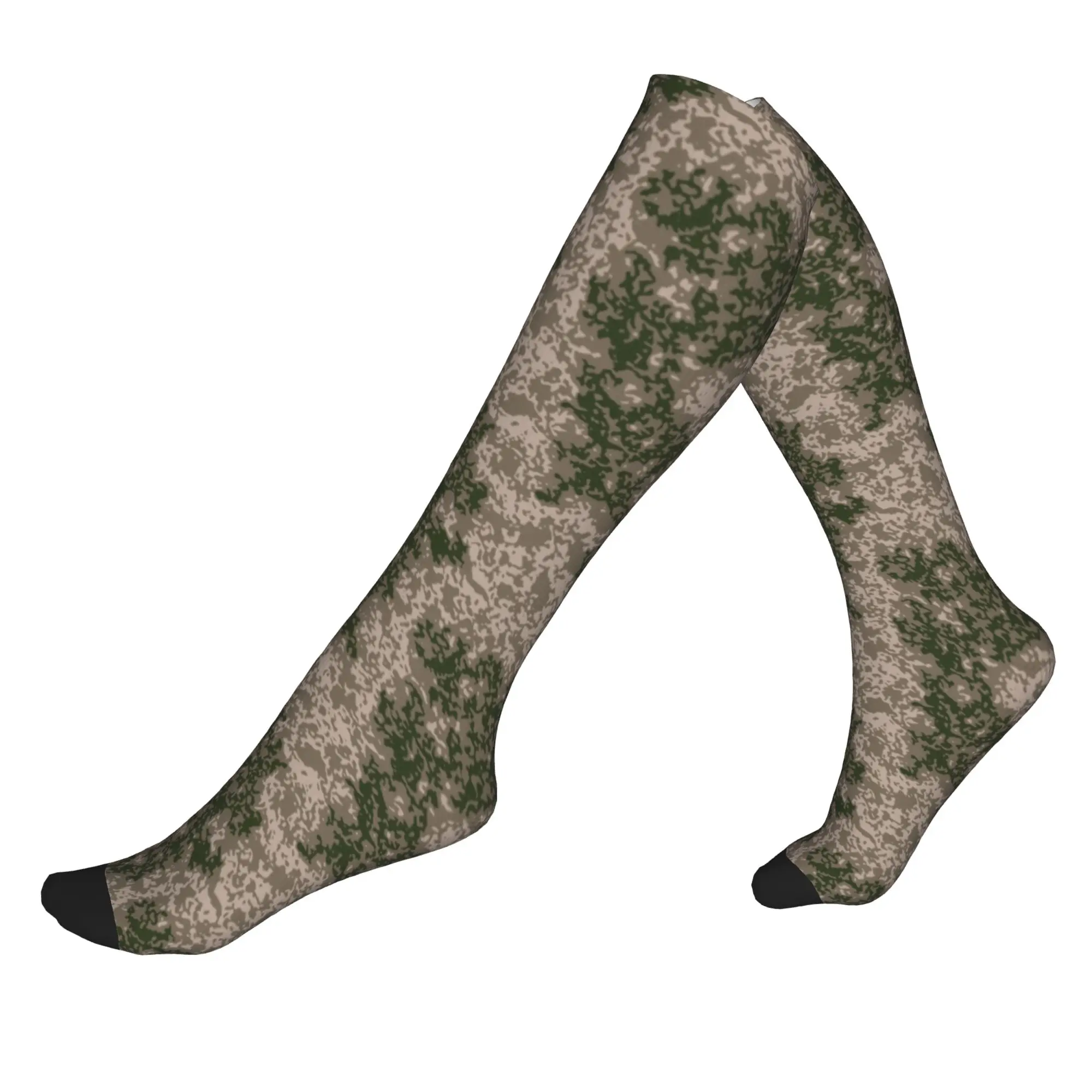 

Novelty Printing Camouflage Digital Camo Socks for Women Men Stretchy Summer Autumn Winter Sports Compression Socks
