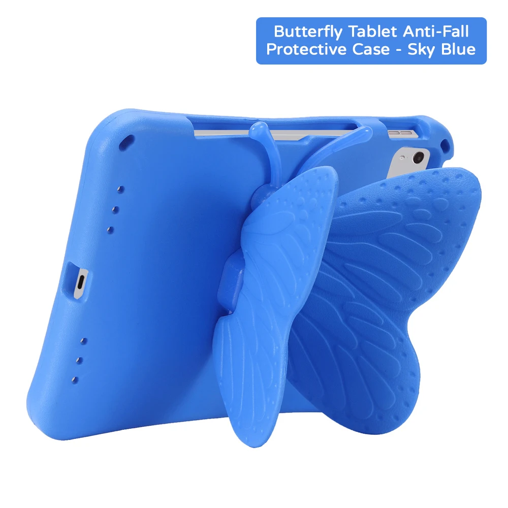 

EVA Batterfly Case For iPad 9 8 7 For iPad Pro 12.9 2018 Pro M5 M4 11inch Air 2 2024 M3 M2 13 inch Stand Cases With Stylus Slot