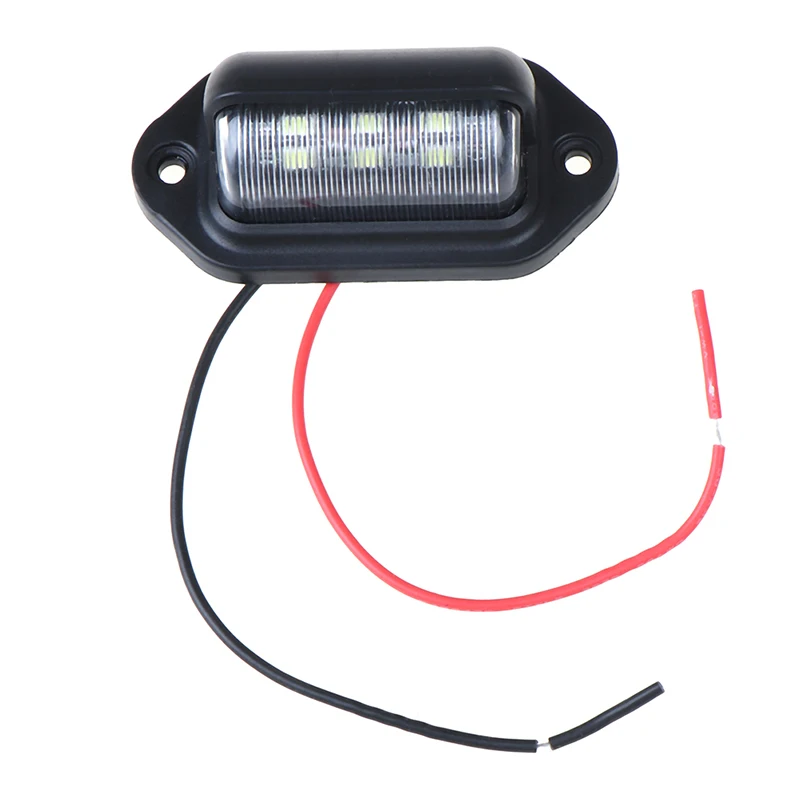 1PC 12-24V Waterproof IP65 License Plate Light Car Truck Trailer Step Lamp License Plate Light Car Access