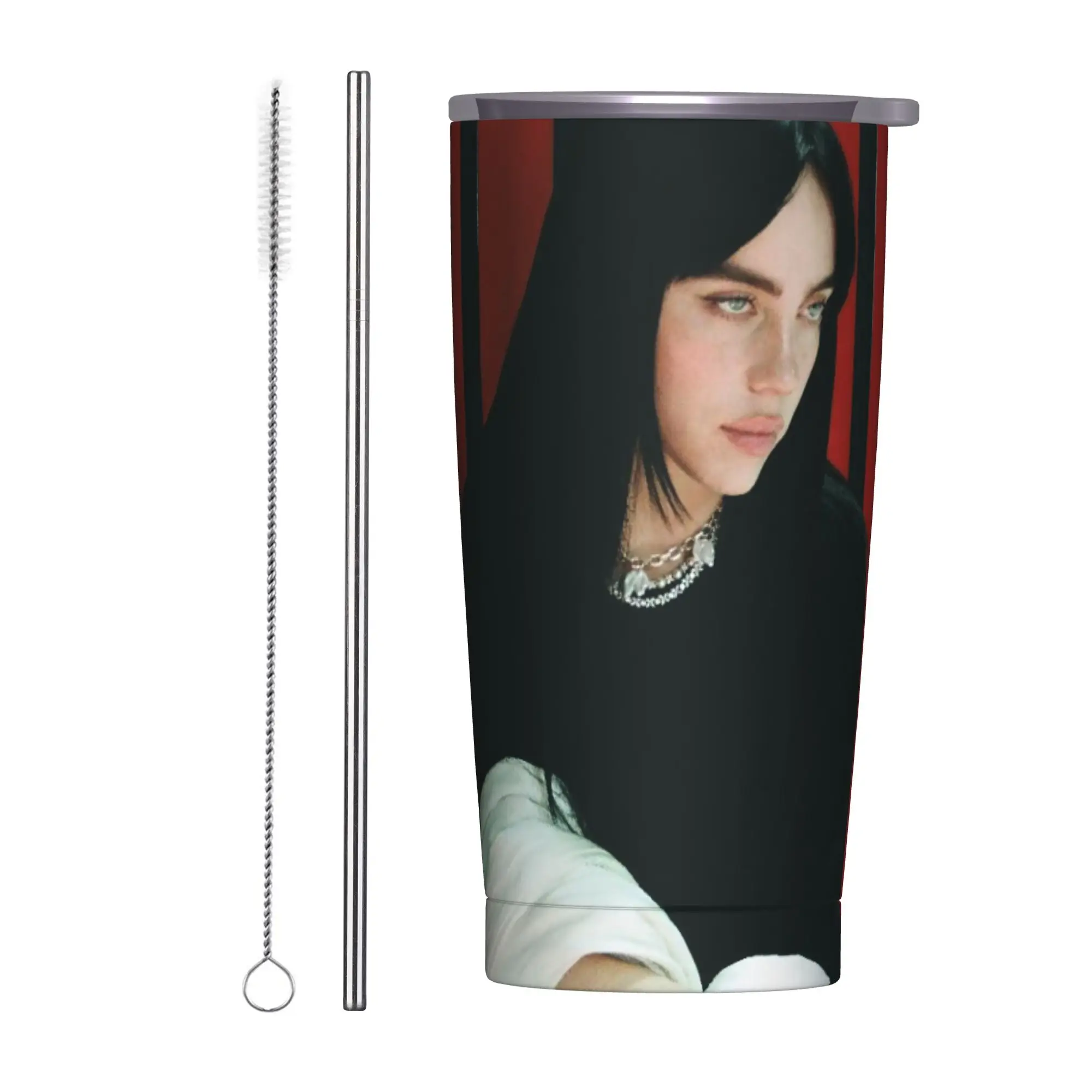Singer Billies Tumbler Vacuum Insulated Thermal Cup with Lid Straw School Mug Water Bottle