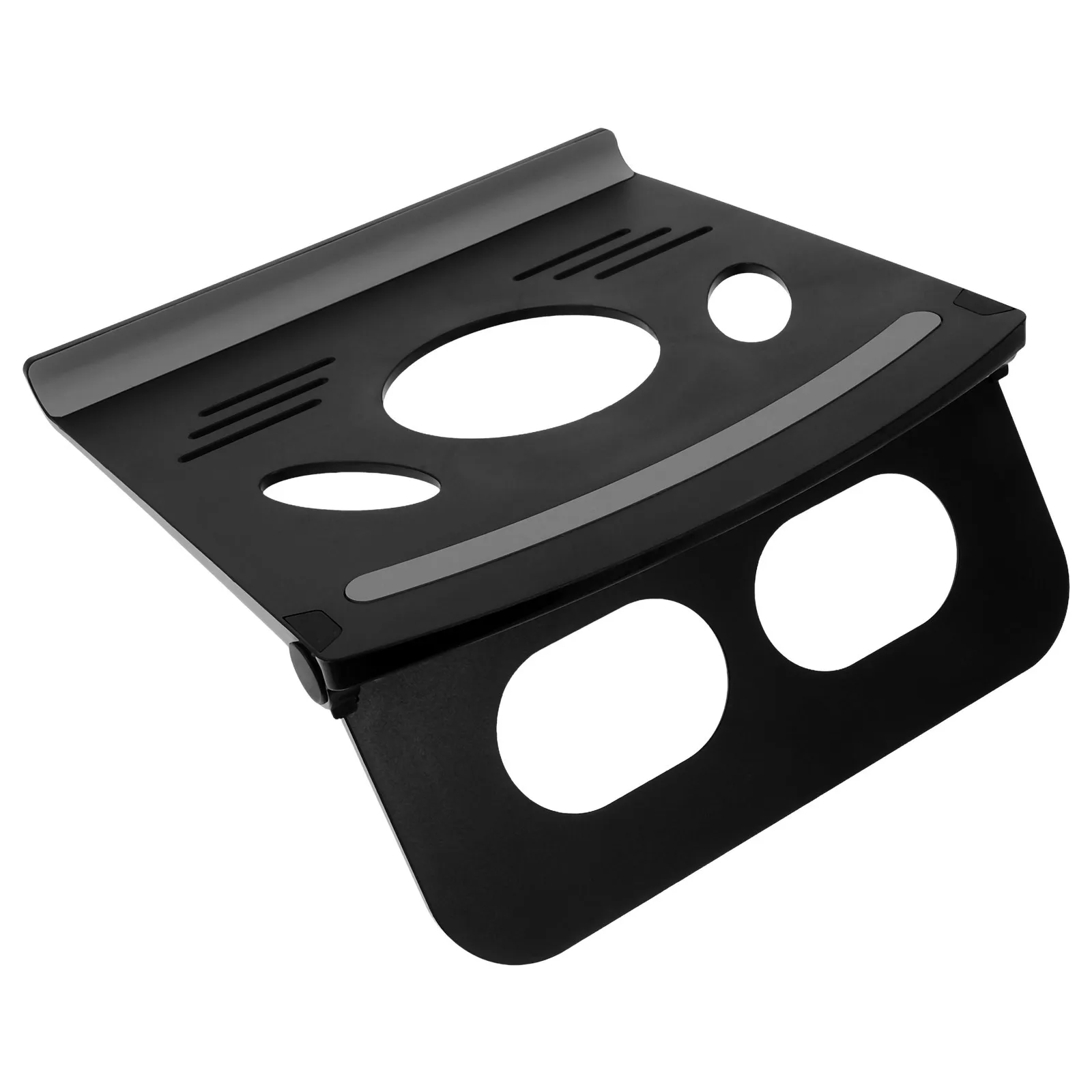 

Foldable Laptop Stand Holder Cooling Riser for Office Desk Portable Laptop Stand for Home Elevated Storage Rack Grey