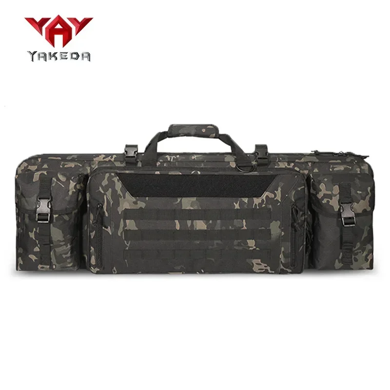 Hunting Tactical Gun Bag, Military Enthusiast Handbag, Three-layer Sea Fishing Big Belly Fishing Rod Bag, Outdoor Fishing
