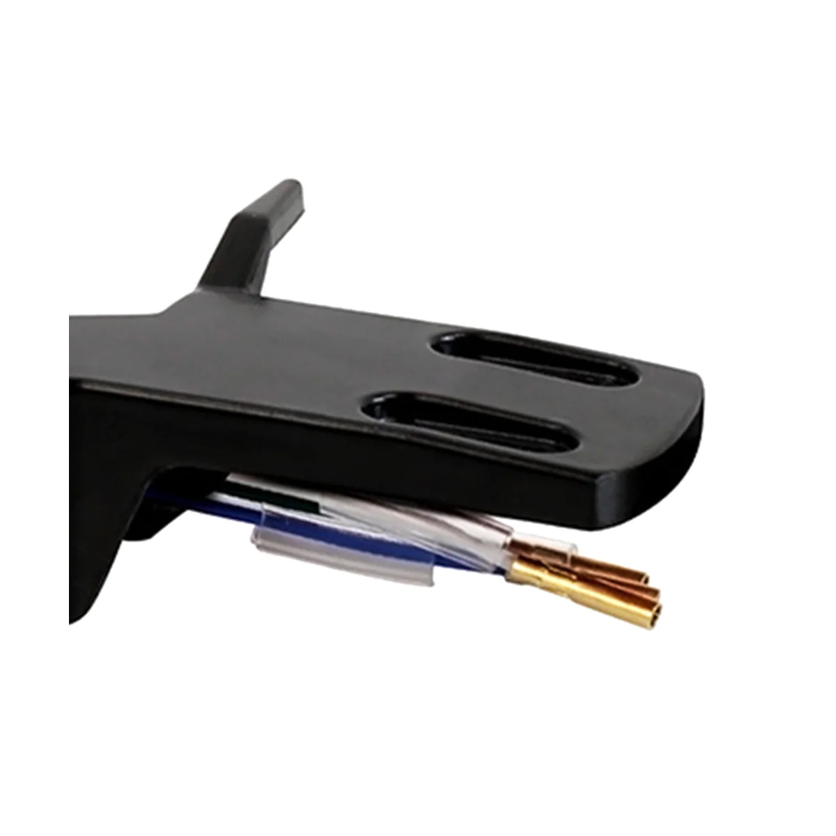 턴테이블 헤드쉘 알루미늄 합금 헤드쉘 레코드 턴테이블 바늘 교체 포노 스타일러스 카트리지 랙, 블랙