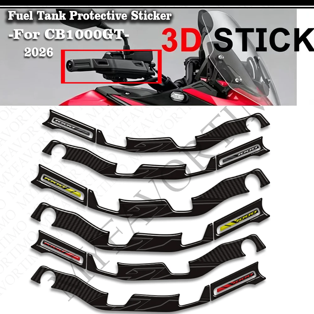 For CB1000GT CB 1000 GT CB1000 Motorcycle Tank Pad TankPad Cap Grips Gas Fuel Knee Stickers Decals Protector 2026