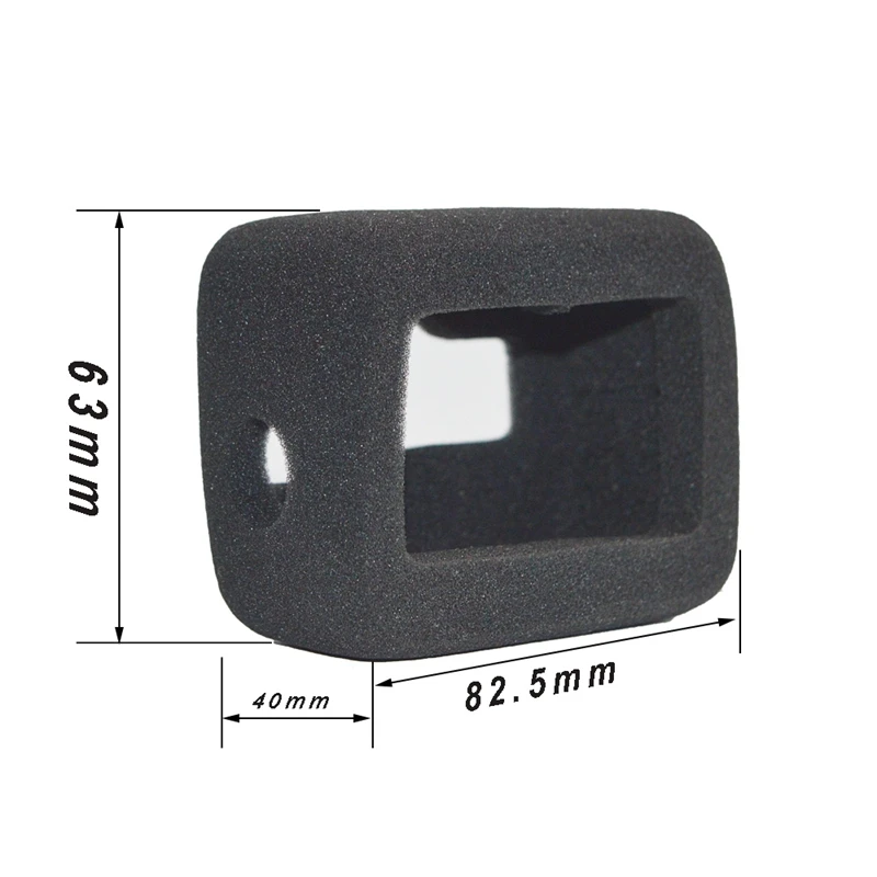 New Sponge Windshield Windscreen Housing Case For Gopro Hero 8 Black Camera Foam Protect Windproof Cap Wind Noise Reduction