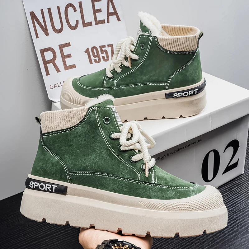 

Men's Vulcanized Canvas Multi-color Four-season Soft-soled Anti-slip Versatile Retro Casual Lace-up Plus-size Sneakers