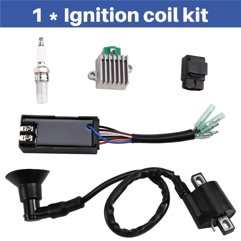 AB16-5 Pcs Ignition Coil Kit Replacement Ignition CDI Box 0451018 0452187 For Polaris Sportsman 90 2001-2007