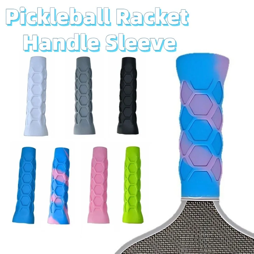 

Высокоэластичный рукав для ручки ракетки Pickleball, нескользящий амортизирующий чехол для ручки Pickleball, восьмиугольный сотовый материал