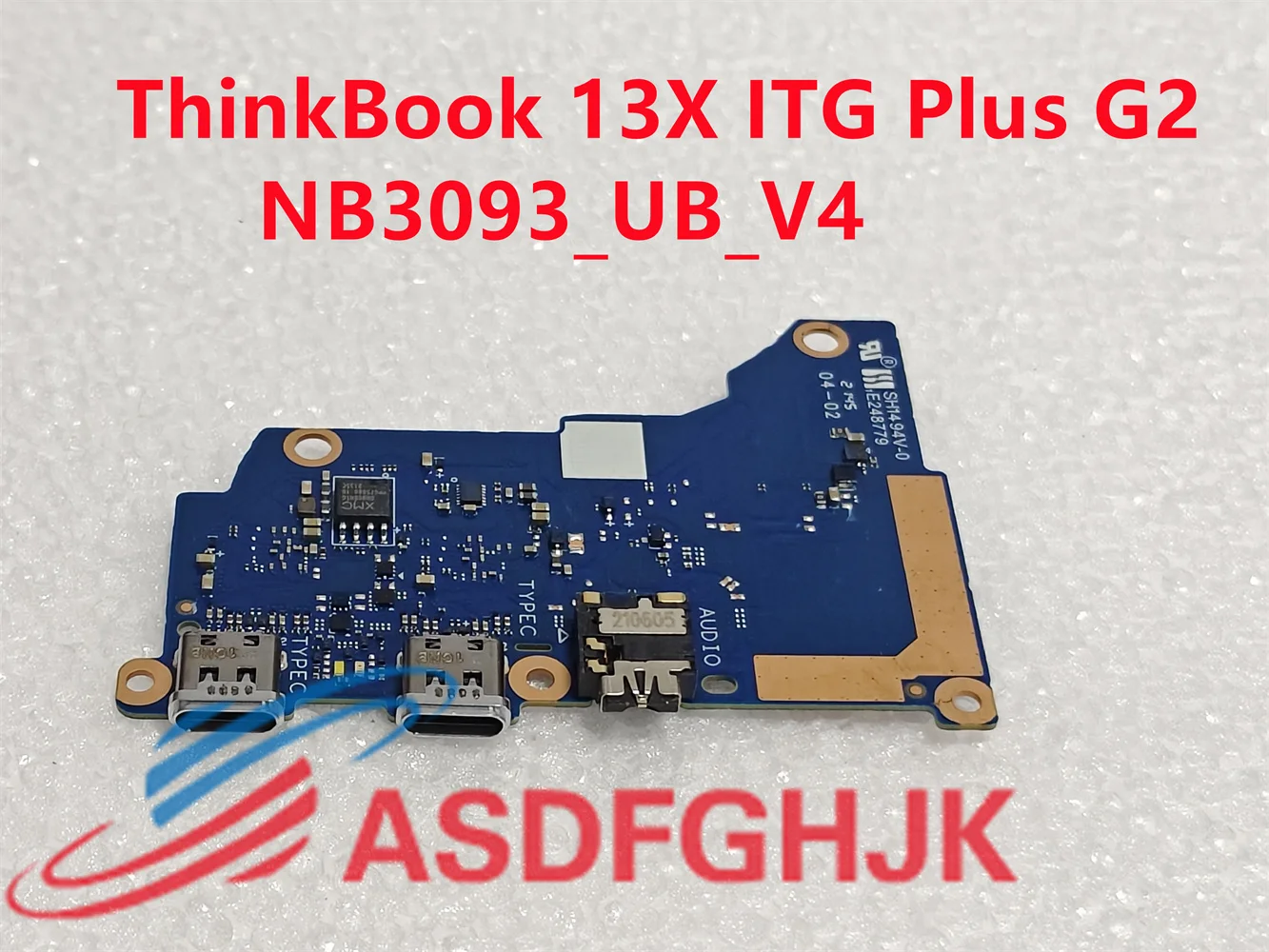 

The original NB3093 board is suitable for Lenovo ThinkBook 13x ITG USB Audio Typec switch board NB3093_UB_V4 5C50S25261 test OK