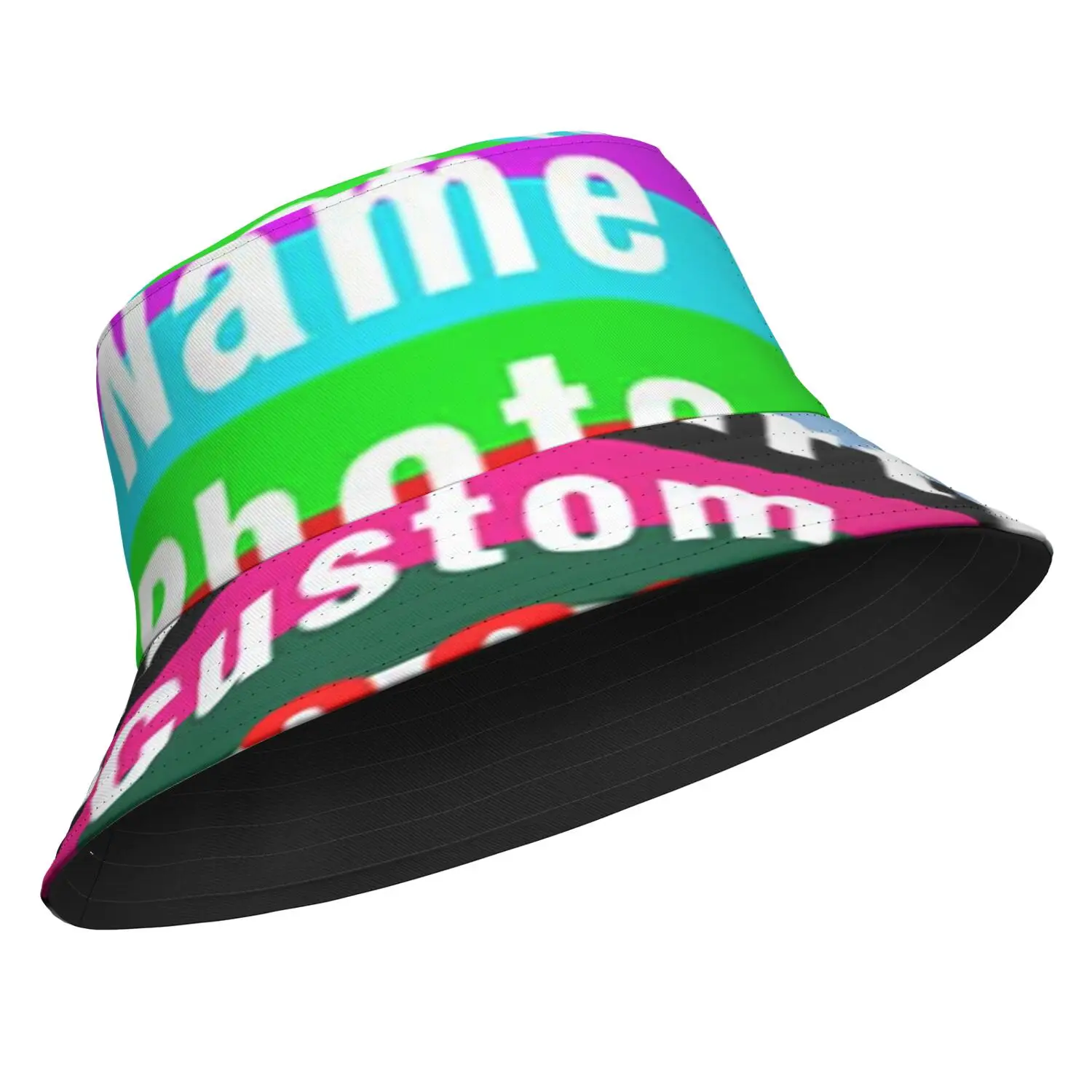 3D Bucket Hats Custom Made Name Number Logo Text Photo Fisherman Caps Nation Flag College Image Team Game Fishing Print Headgear