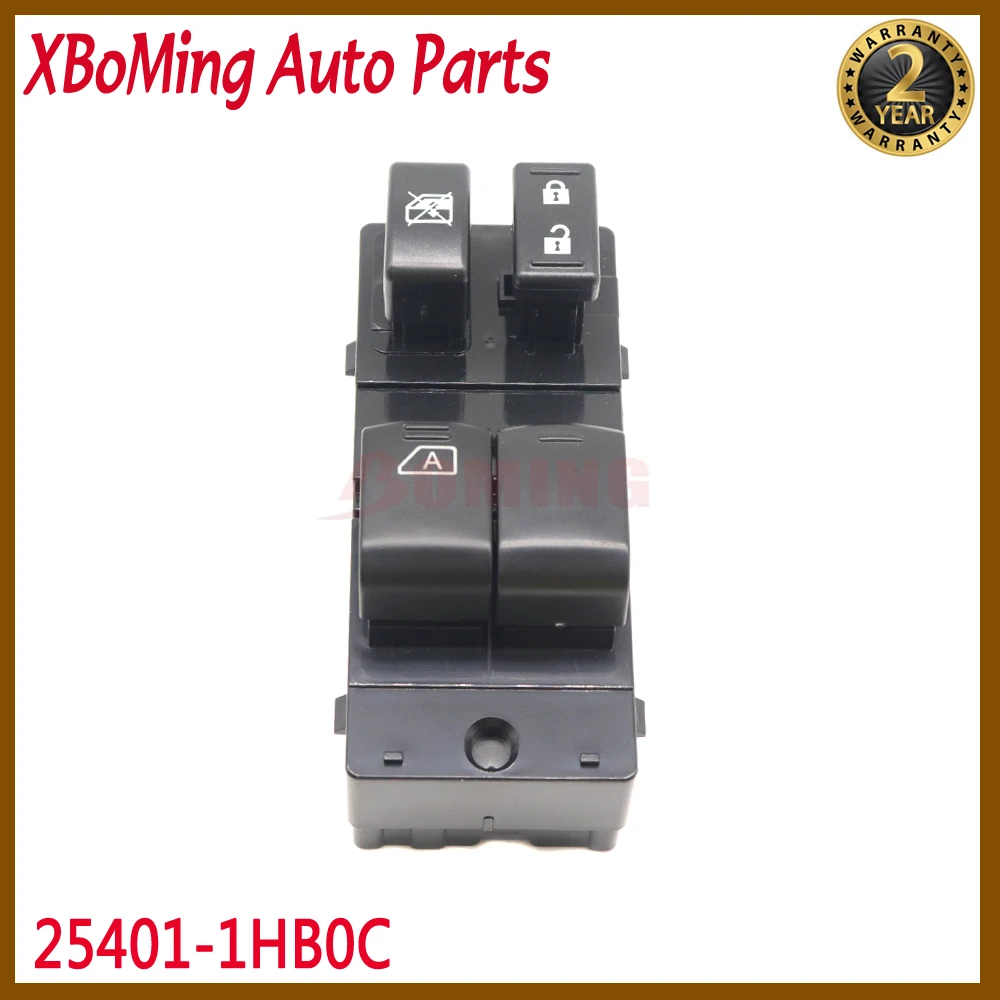 

Главный переключатель управления окном питания, переключатели 25401-1HB0C для NISSAN SUNNY, VERSA NOTE MICRA K13 2010-2018 254011HB0C 25401-3BB0C