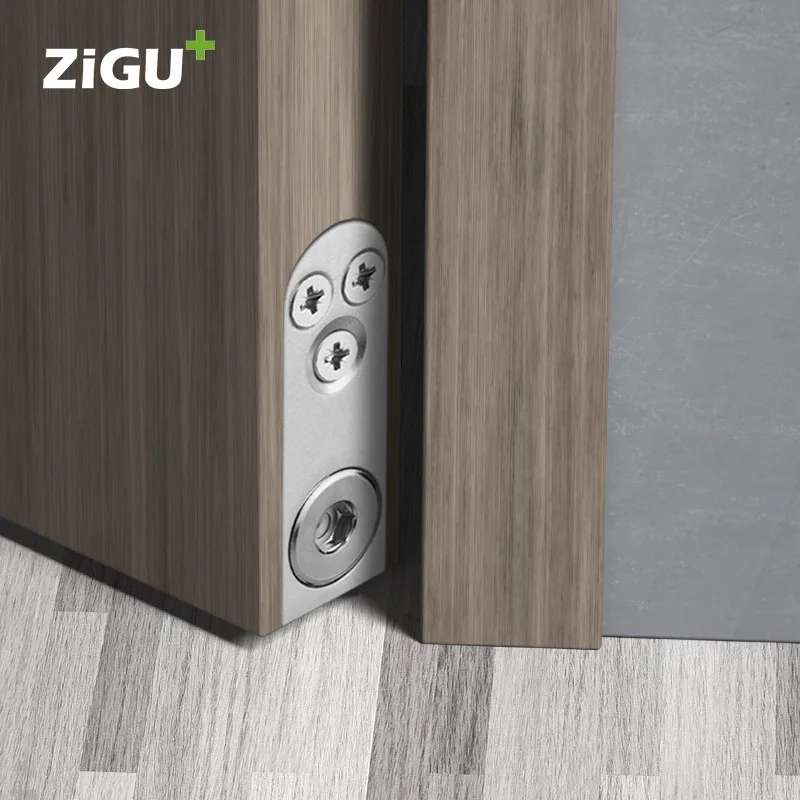 Imagem -03 - Dobradiça Escondida Escondida de 360 Polegadas para Porta de Madeira Eixo Superior e Inferior Dobradiça Escondida