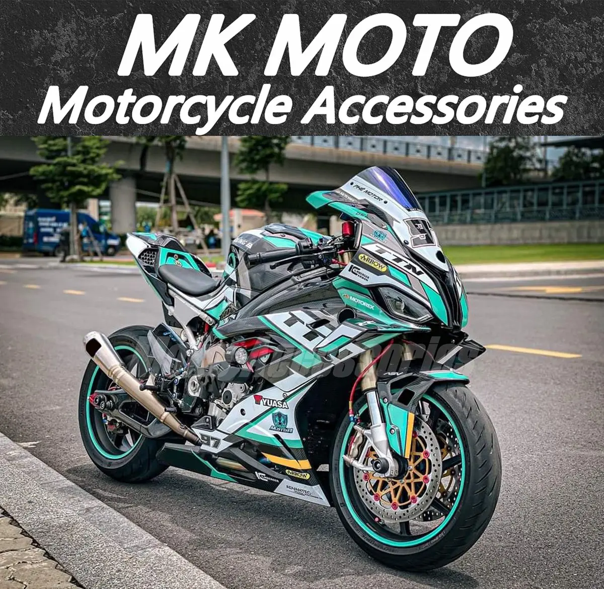 

Комплект обтекателей, подходящий для M1000RR S1000rr 2019 2020 2021 2022, комплект кузовных работ 19 20 21 22, новый мятно-синий, черный, белый