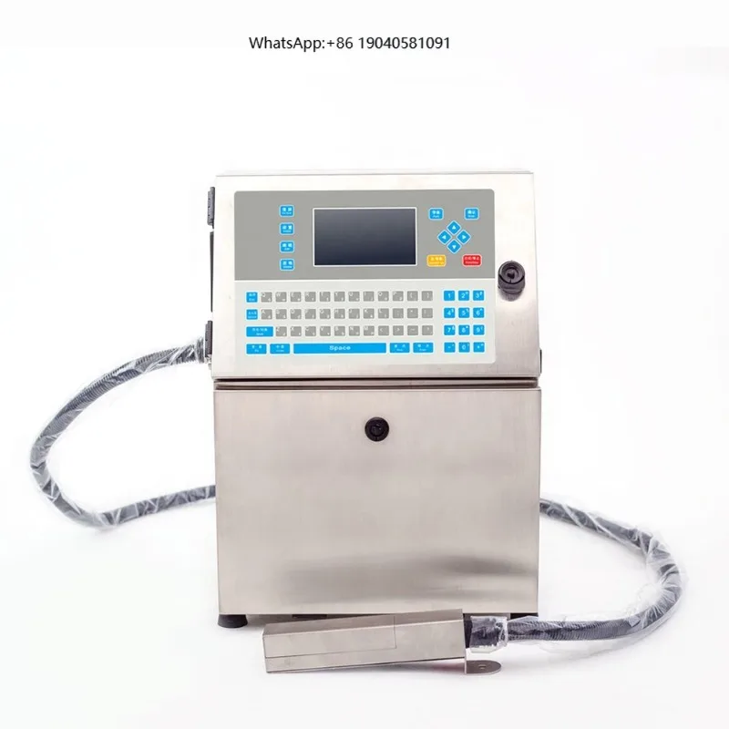 High Speed Continuous Inkjet Printer Printing Date Barcode on Various Material for Factory