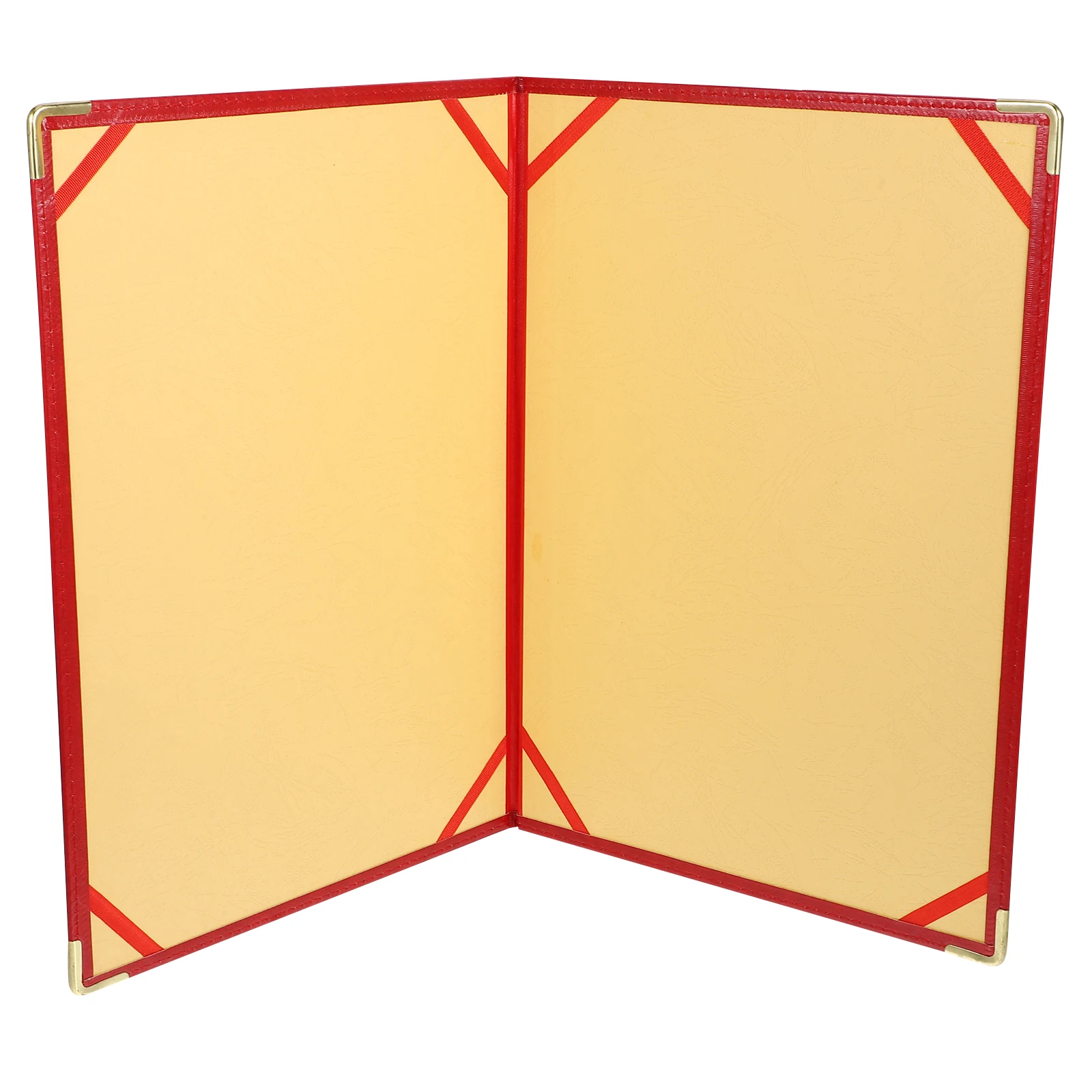 

Large Red Portfolio Folder Professional Document Organizer Binder Portable File Storage Board For Office Business Men Resume