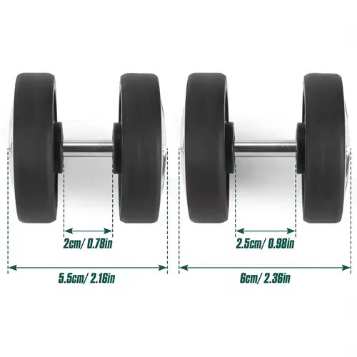 8Pcs Silver Luggage Wheel Replacement with Screw Travel Luggage Wheels Replacement Suitcase Parts 50mm Axles Caster Wheel Repair - Image 3