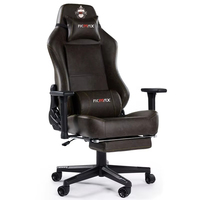 Ergonomic Leather Gaming Chair with Adjustable Armrests Reclining High Back Office Home Desk Chair Gamer Computer Swivel Chairs