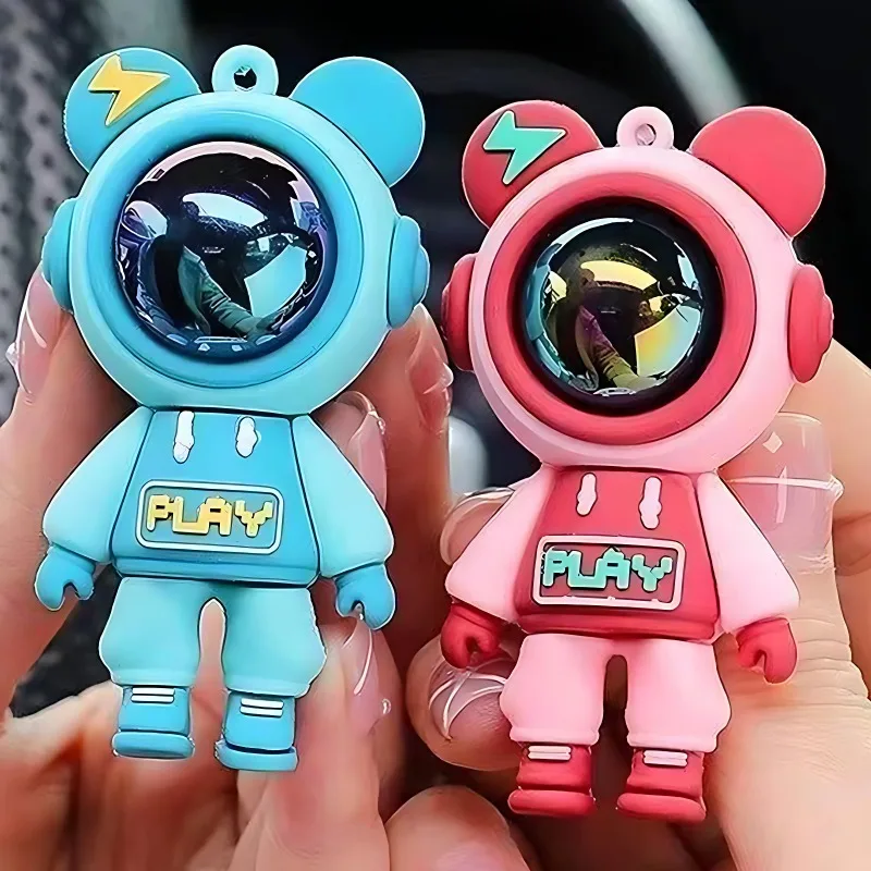 

Cute Funny Cartoon Car Air Freshener Ornaments Decoration Complete Auto Vent Clips Fragrance Astronaut Figurines Accessories