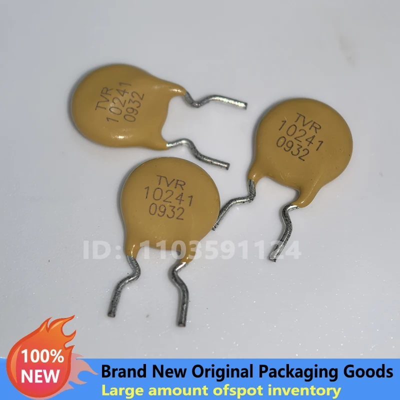 10pcs/lot  Varistor TVR 10241 Plug-in 10D241K 240V Shock Wave Converter in stock New Original