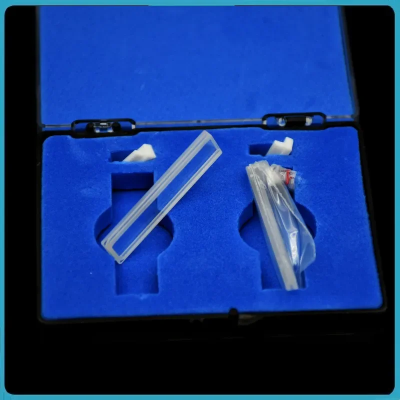 Glass Cuvette (Liquid Sample Cell) 0.4ml Light Path 1mm Absorption Cells For Spectrophotometer Frit Sintering Technology 2 / PK