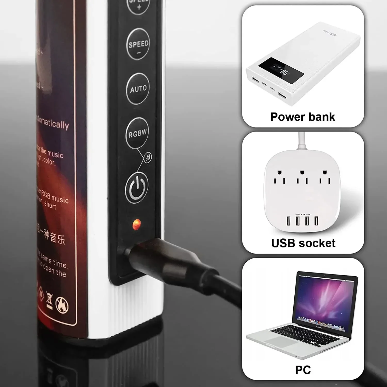 Barra de luz de tubo, batería de vídeo LED, iluminación portátil para fotografía de DJ, 2,8 pies, 2 piezas, lámpara de pie, lámpara de ambiente para juegos