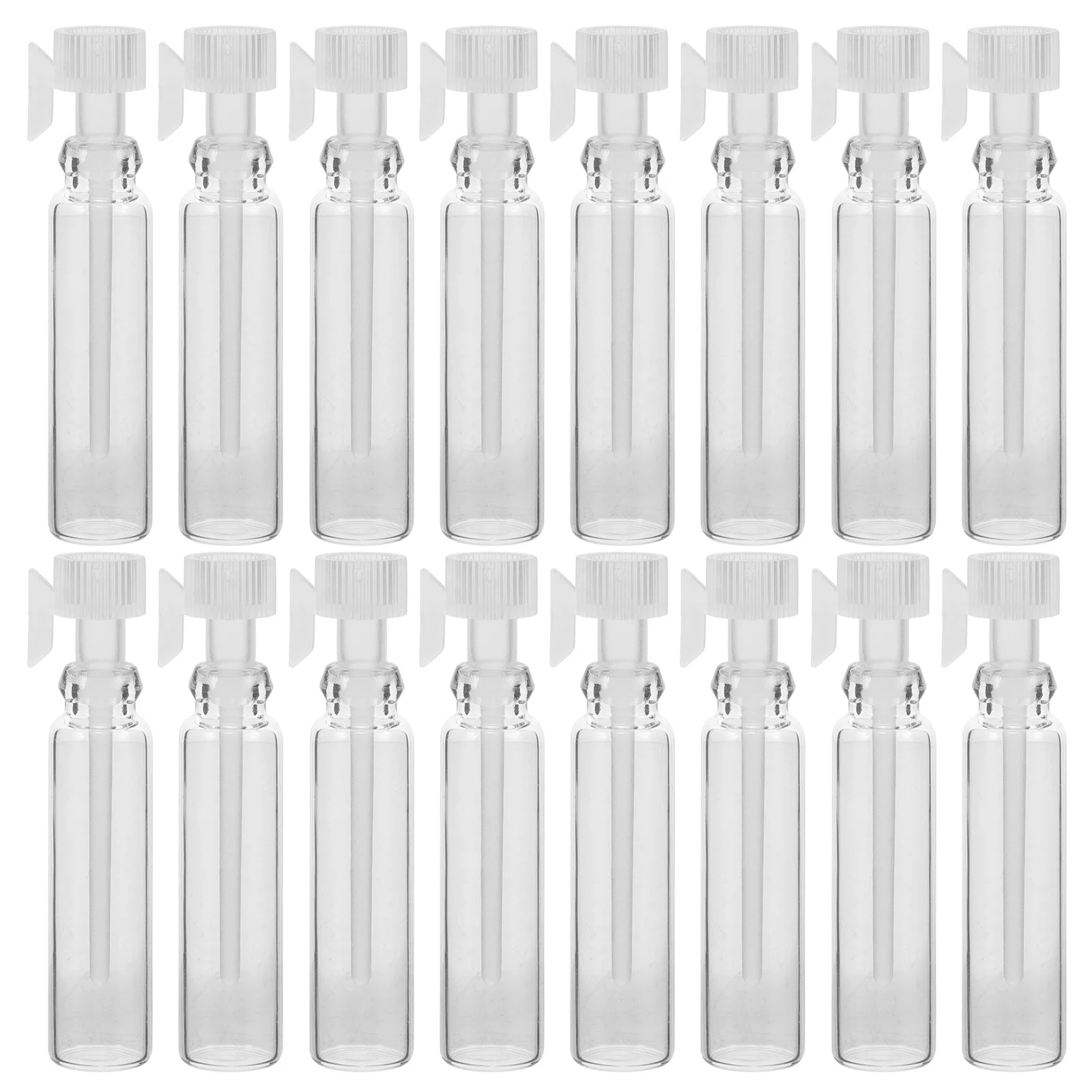 Bouteilles de parfum rechargeables, conteneurs d'huile essentielle, 1ml, Mini rangement de maquillage de voyage Portable Transparent, 100 pièces