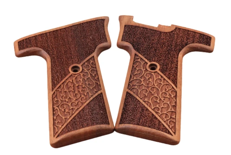 

KSD Brand Webley & Scott 1911 (7.65mm) Compatible Walnut Grip Double-Checkering