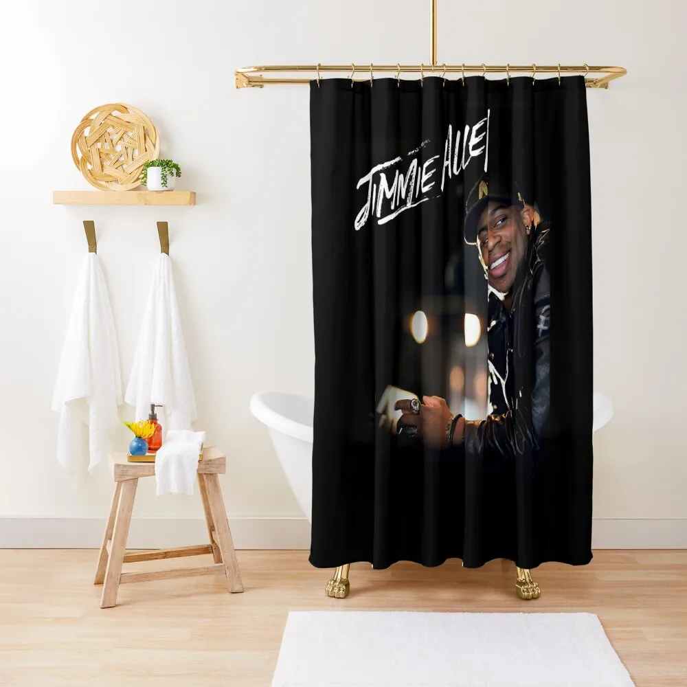 

Jimmie Allen Music Band Shower Curtain Waterproof Fabric Shower For Bathroom Bathroom Fabric Waterproof Shower Curtain
