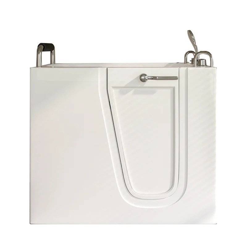 Can open the door 1.2 meters for the elderly walk-in bathtub sitting station bath bath small apartment