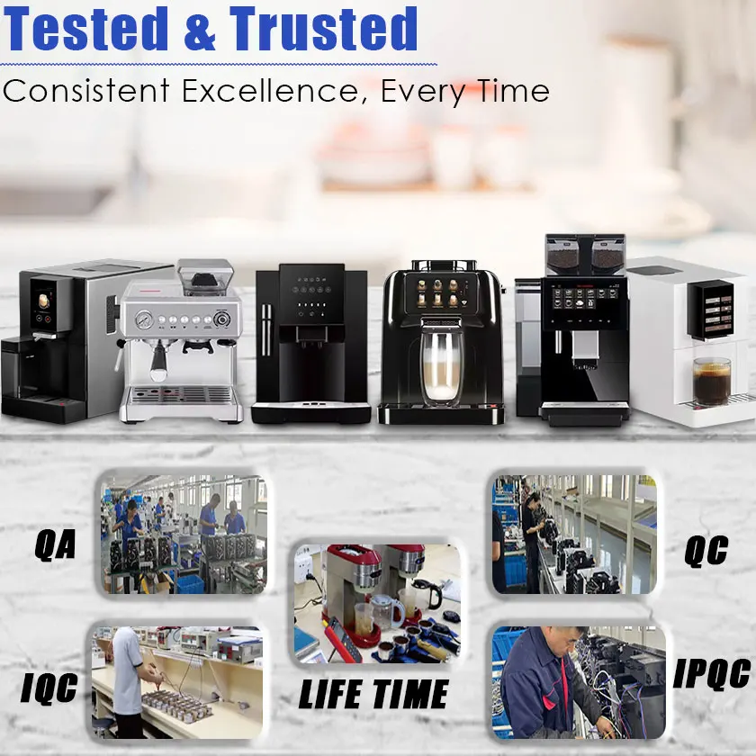 Coffee Machine Expresso Espresso High Quality Coffee Machine Automatic Powdered Milk Pour Over Coffee Machine Kaffeevollautomat