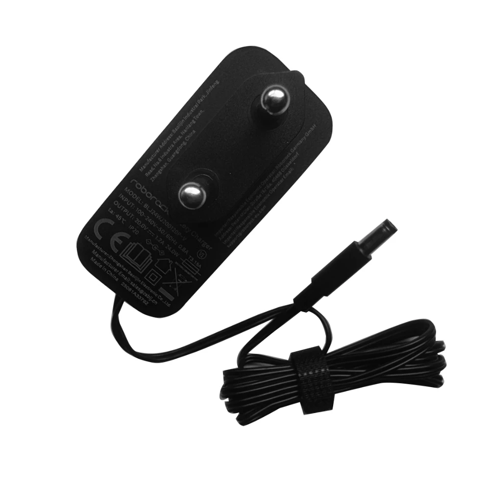 استبدال محول التيار الكهربائي ل Roborock Q10 X5 Q10 S5 Roborock Q7 M5 شاحن كابل محول الطاقة 20 فولت 1.2A 24 واط