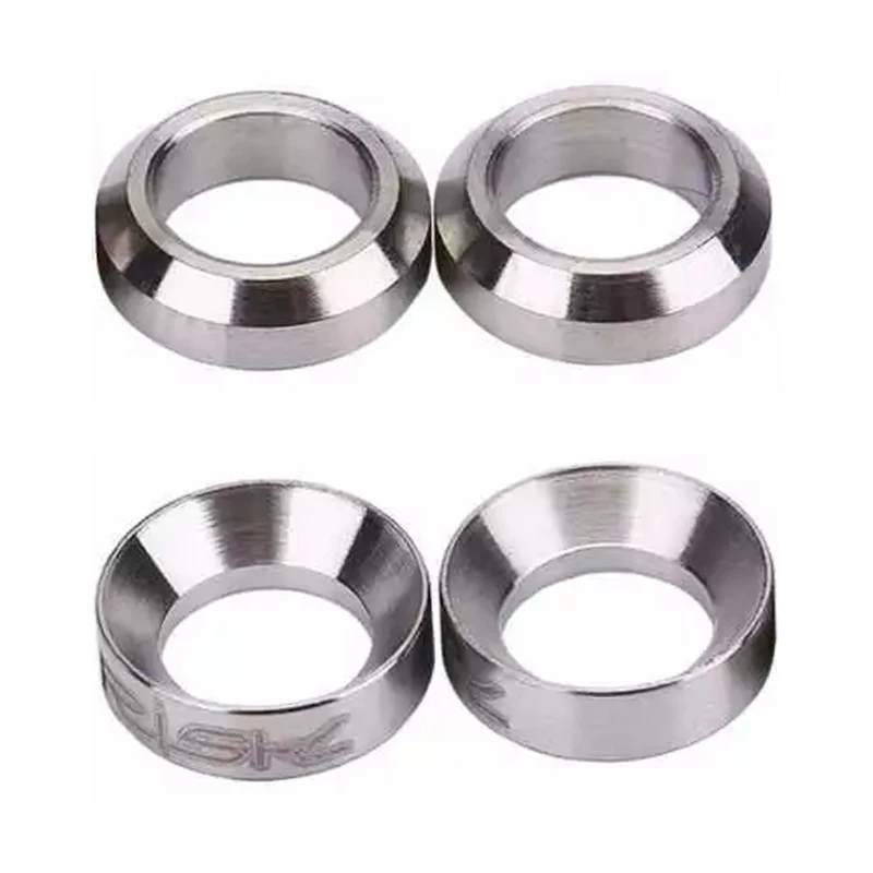 2 Pairs Mountain Bike for Titanium M6 Concave And Convex Washer Spacer for Disc Brake Caliper Group Bolts Dropshipping