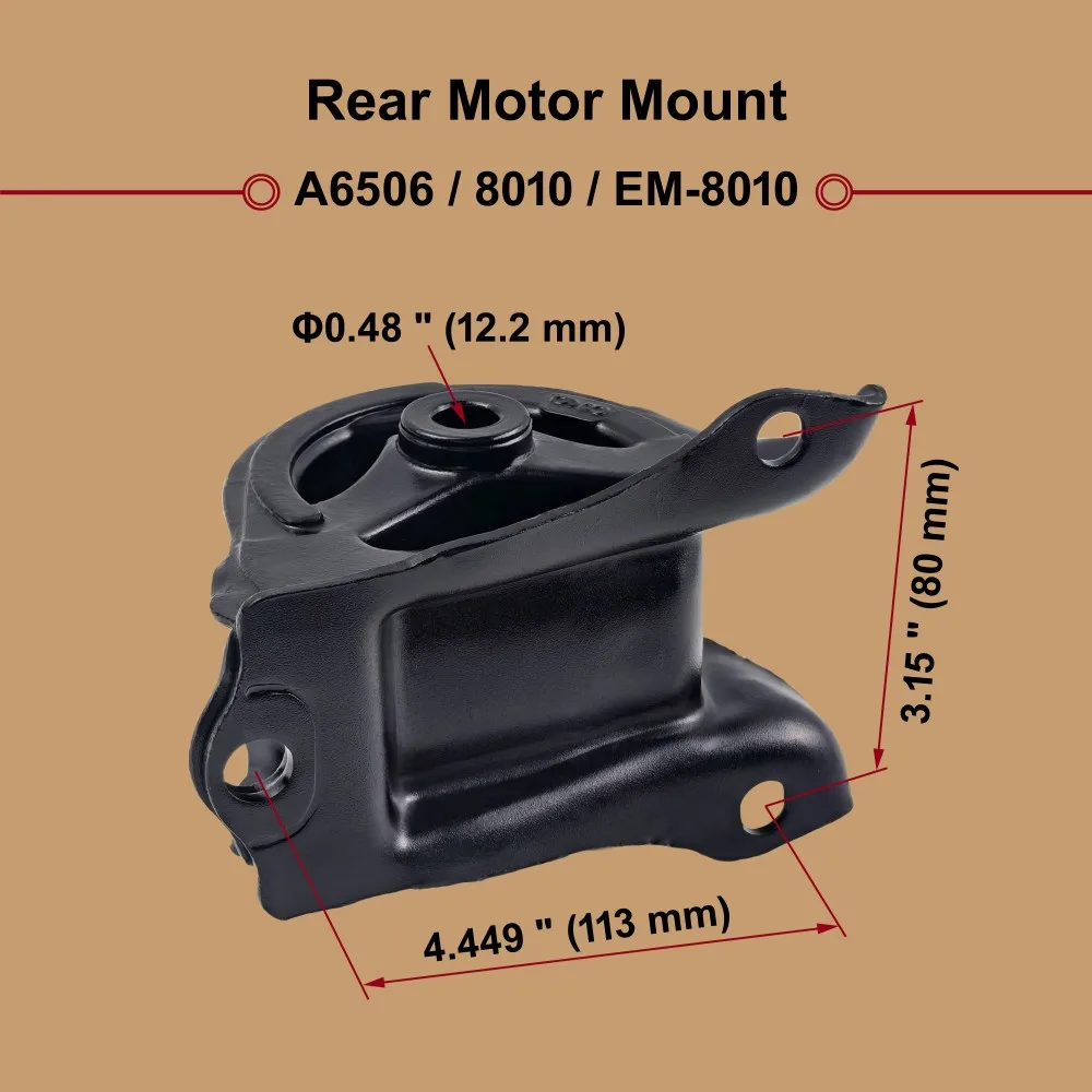 Engine Motor and Trans Mount Kit 4PCS Fit For Honda Civic 1.6L 1997-2000