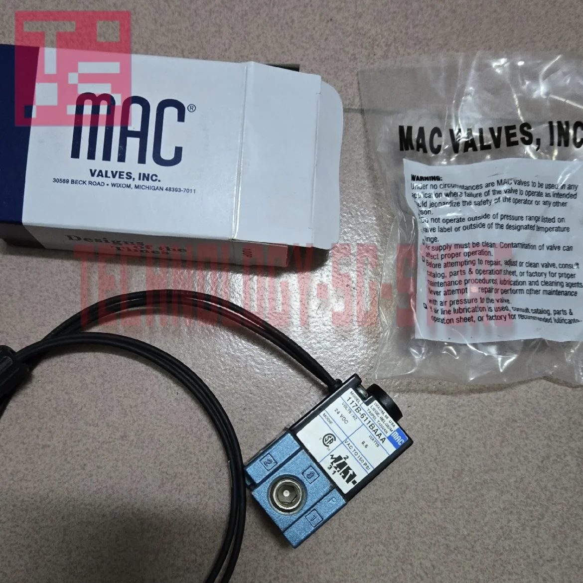 

solenoid valve 117B-501JB 117B-501JM 117B-611BAAA new in box
