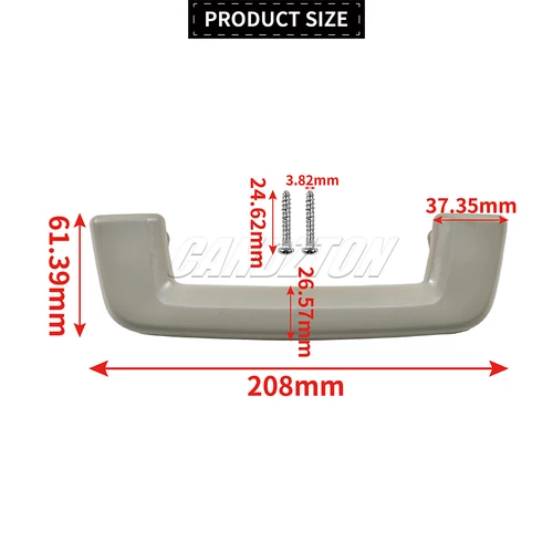 Imagen 2 del producto Nuevo kit de manija de asistencia para tirar del techo 7S7Z-5831406-AA 7S7Z5831406AA para Ford Escape 2013-2019 manija de techo Interior accesorios de coche