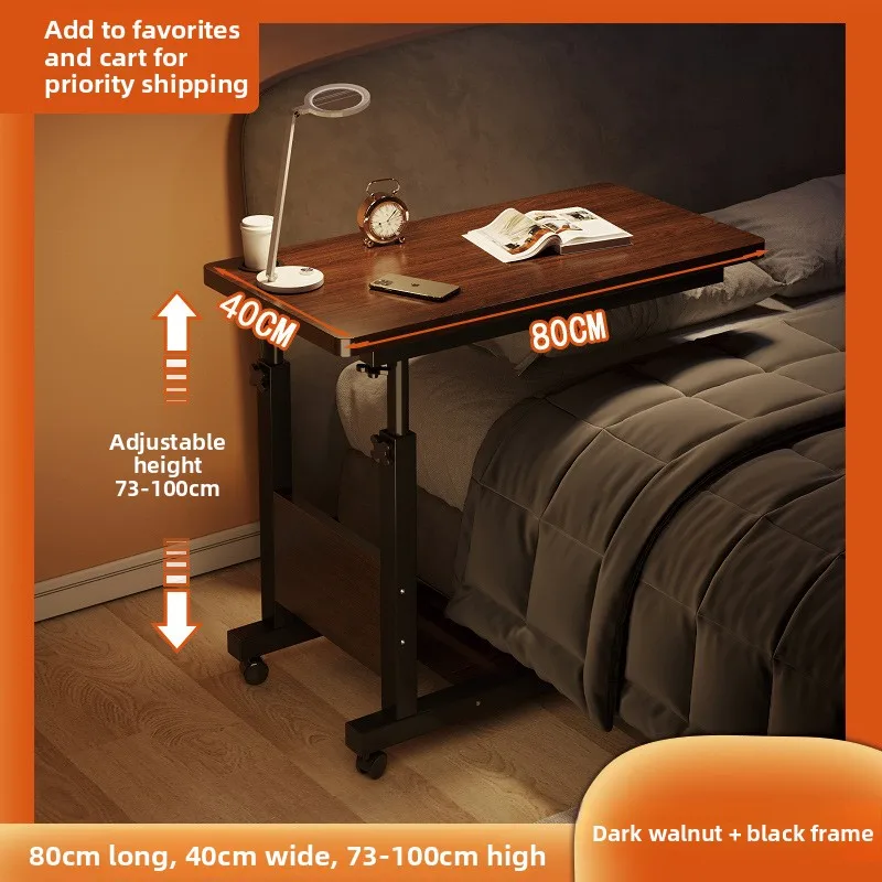 Minimalist Bedside table removable lifting table bed notebook computer table foldable sturdy and durable