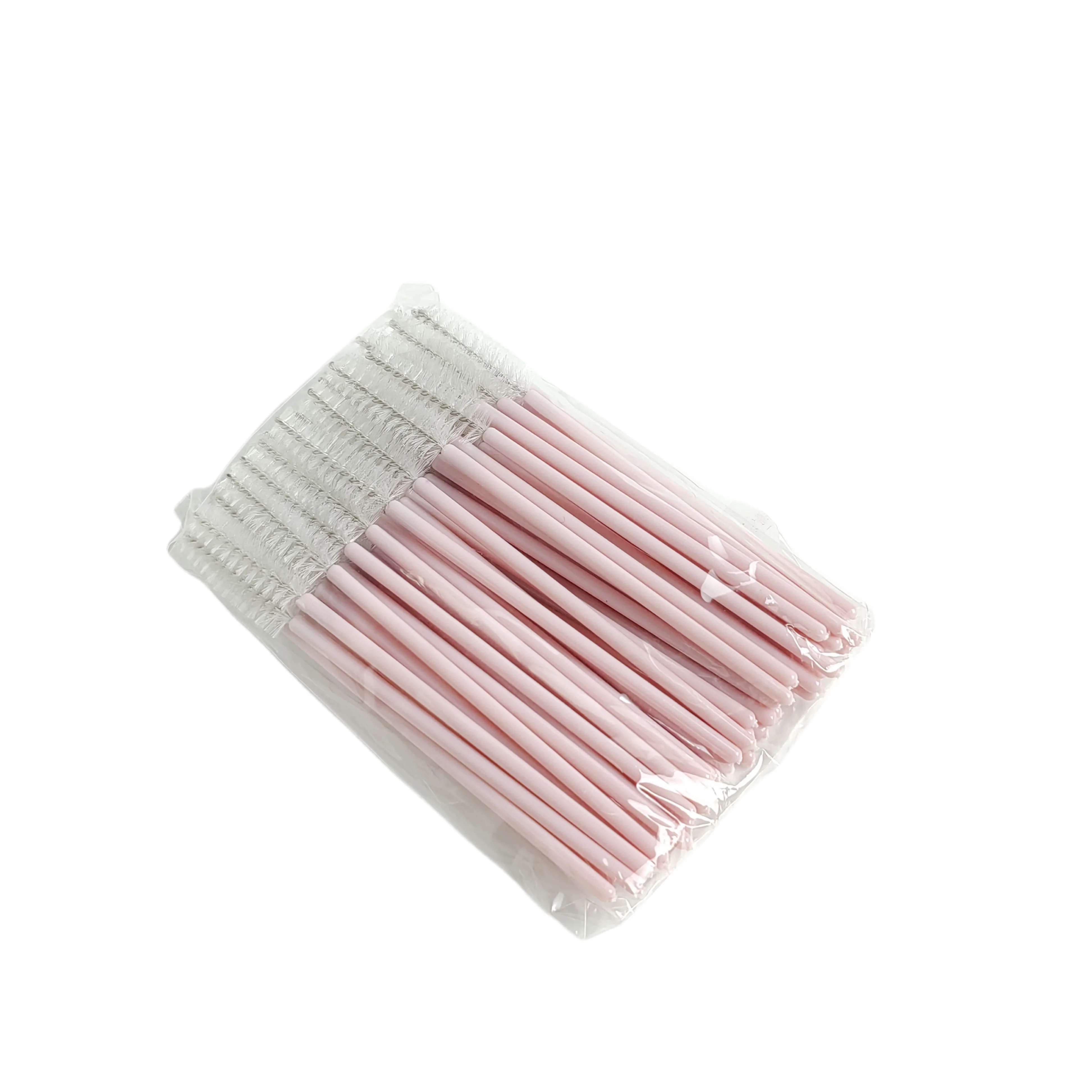 Disposable  Masacra Wands Baby Pink  Purple Cream Color Eyelash Brush