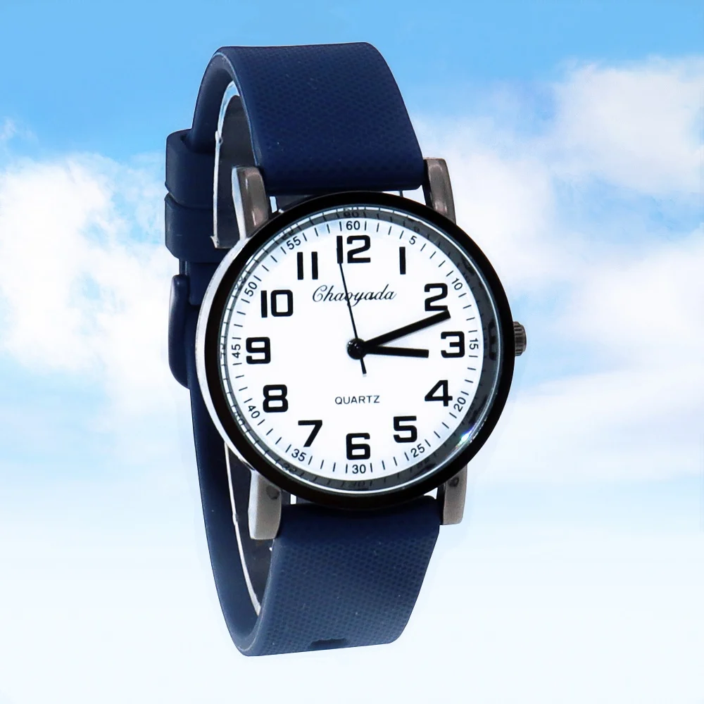 2025 New Style Children Boys Girls Simple Sports Silicone Strap Watches Quartz Wristwatches