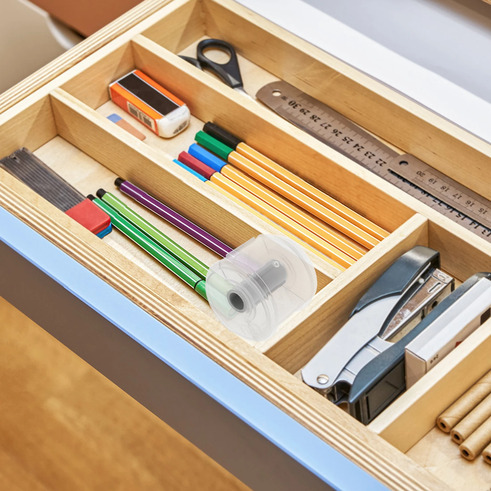 

4pcs Plastic Dispenser Household Box Portable Tape Cutter For Washi Tape Storage Roll Holder Office Desk Organizer