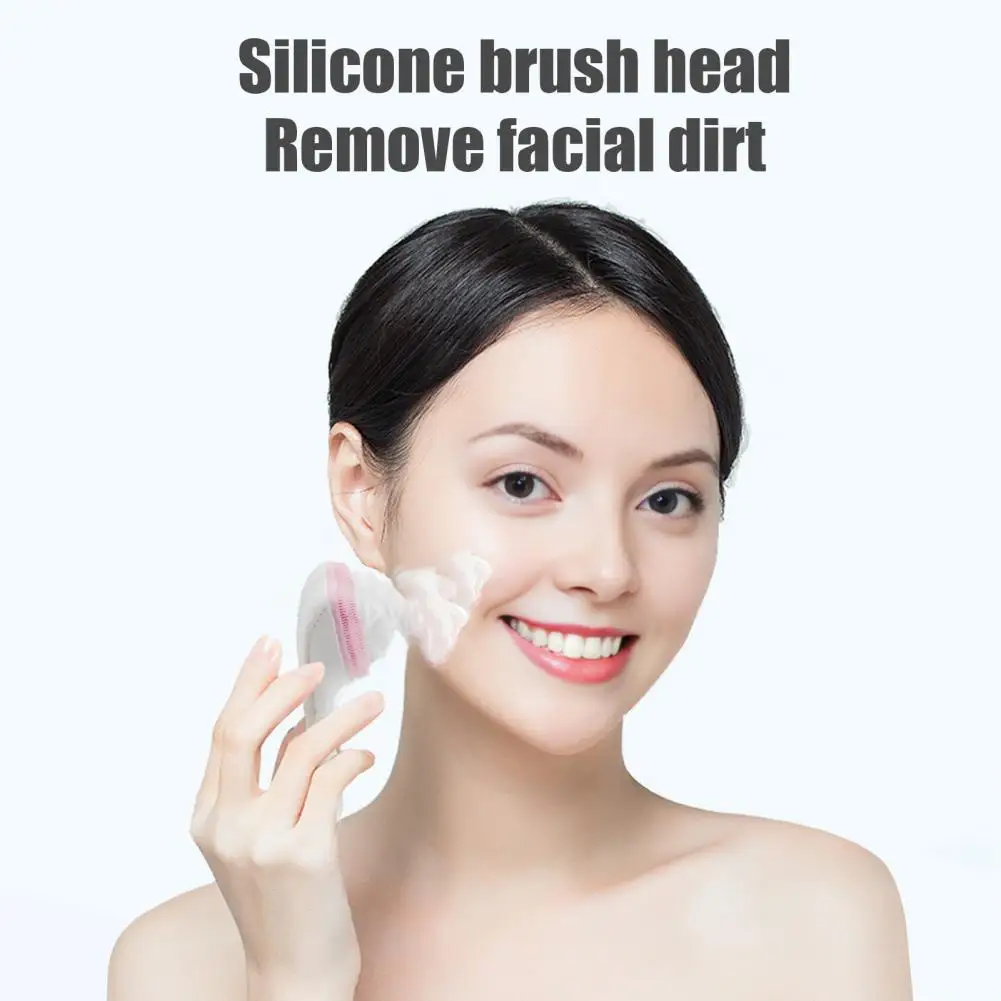 Silicone Face Scrubber Handheld Cat Paw Shape Facial Cleansing Brush for Massaging Blackheads Removal Body Lotion Application