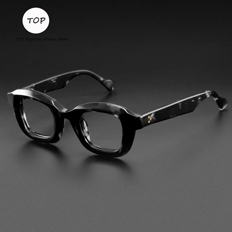

Top-quality Fashionable Men's Glasses Frame, Personalized Acetate Women's Glasses Can Be Equipped with Optical Lenses