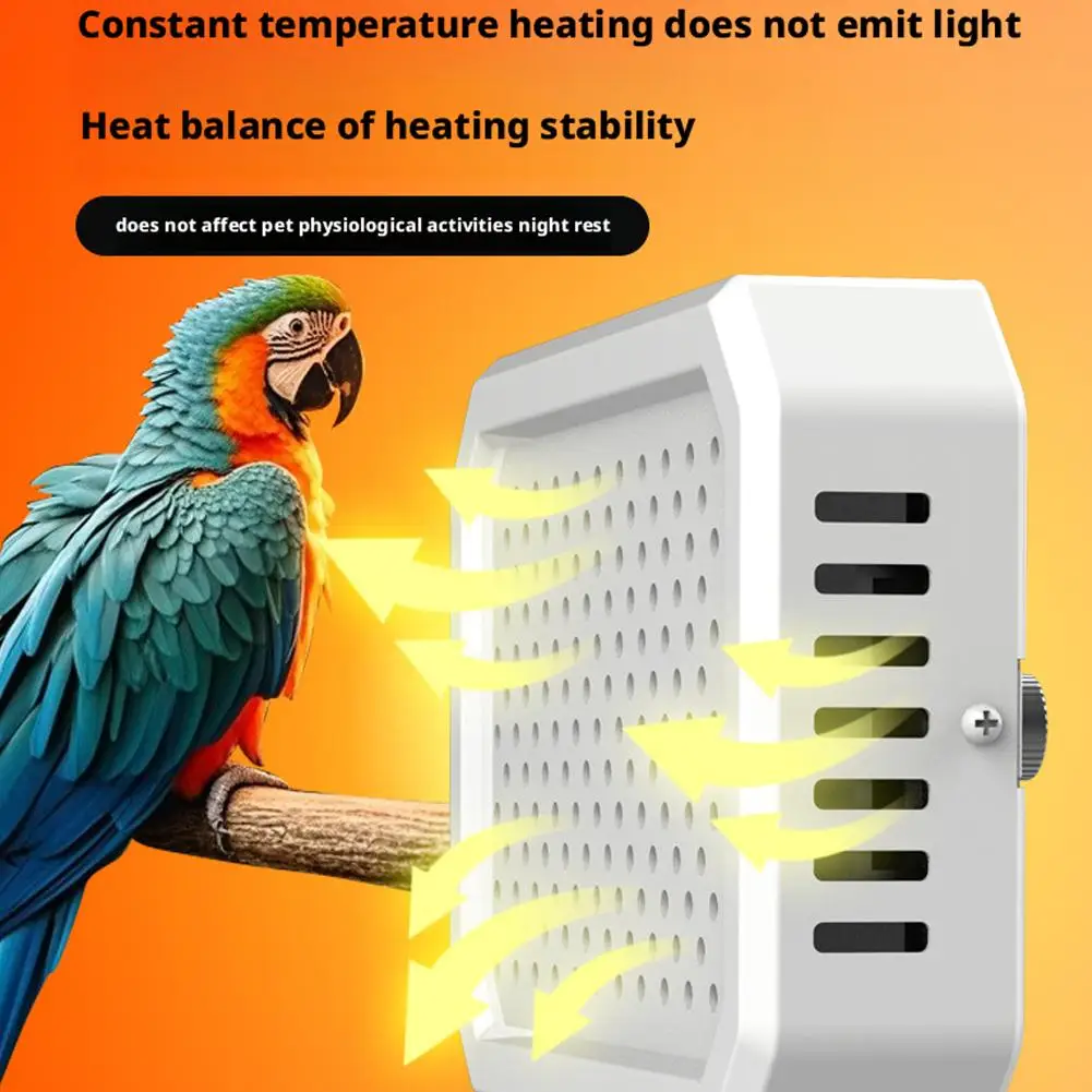 Picture 3: Energy Saving Bird Cage Heater with Constant Temperature Control Waterproof Dustproof Adjustable Bracket Bite Resistant for I5F2