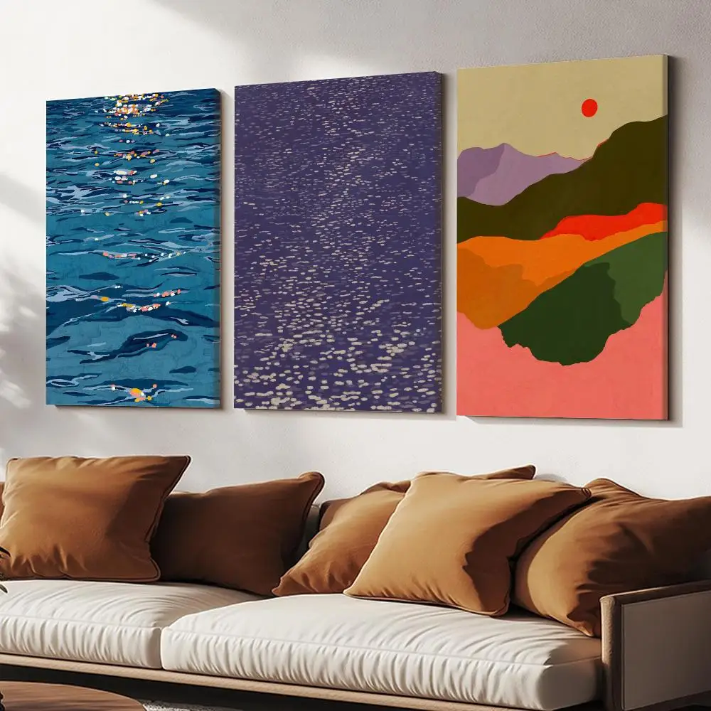 Artist S-Sophie Deller Framed Wall Painting HD Canvas Wall Art | Optional Framed/Unframed | Modern Entryway Home Decor