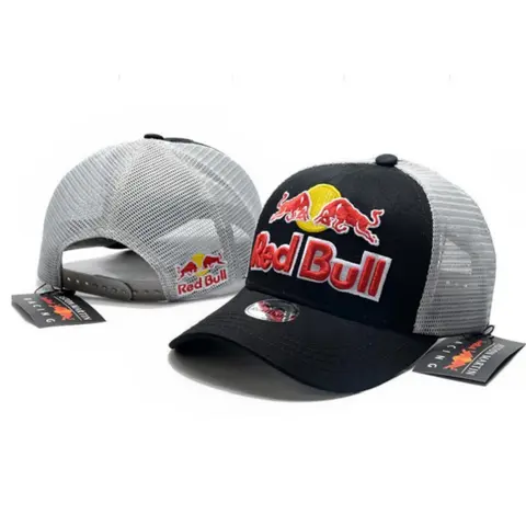 RED BULL Retro Style Men's and Women's Outdoor Sports Windproof Baseball Hats, RED BULL Street Fashion Cap